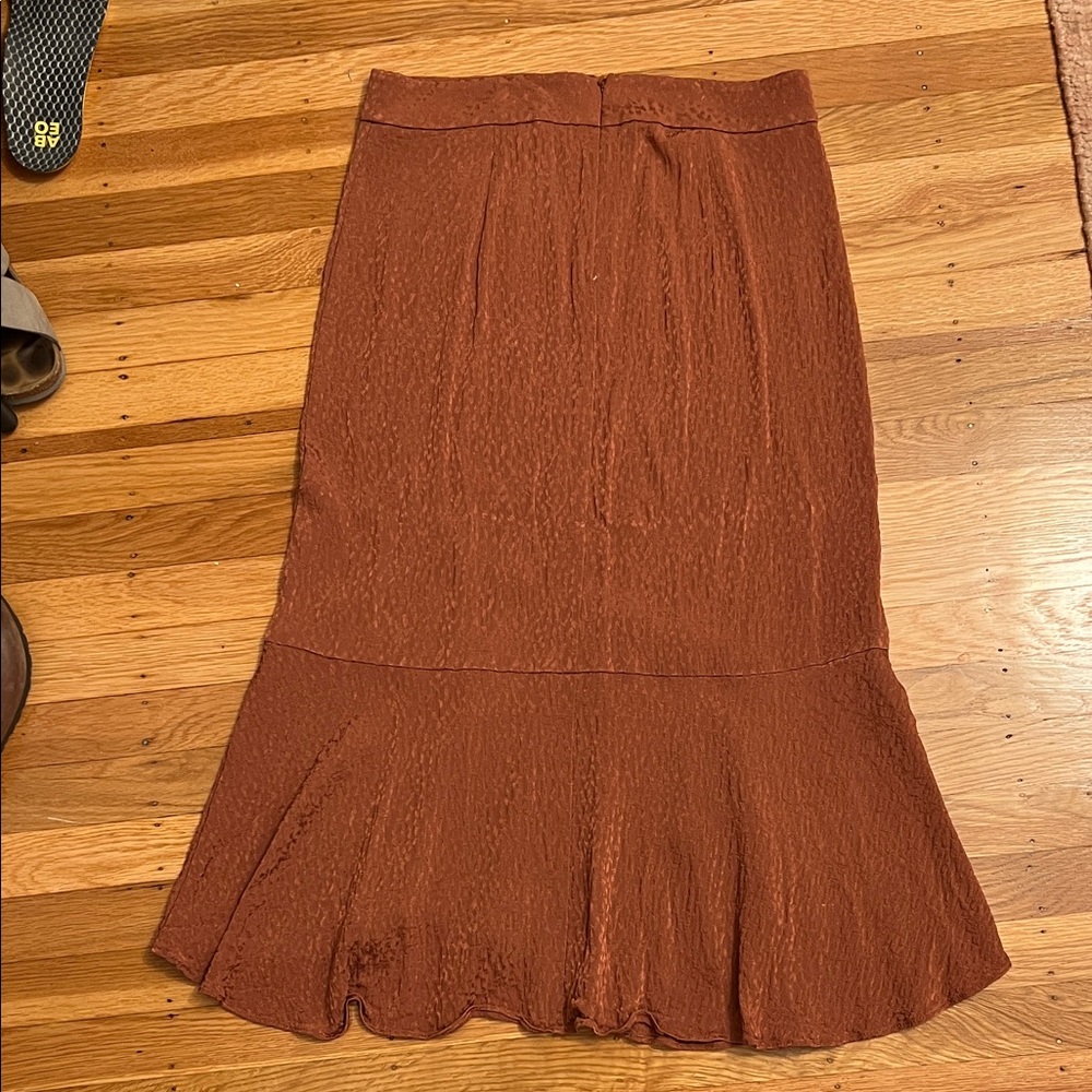 Madewell Rust Midi Skirt - Picture 12 of 13